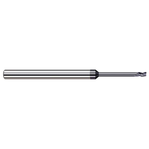 Miniature End Mill - 4 Flute - Square, 0.6250" (5/8), Overall Length: 8"